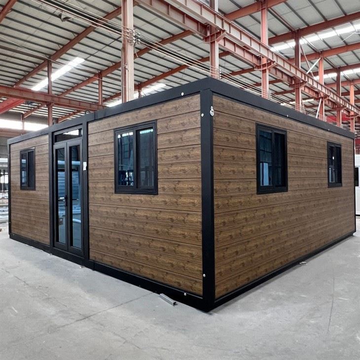 Maison de conteneur extensible à double-ailes de 40 pieds, haut haut, norme australienne